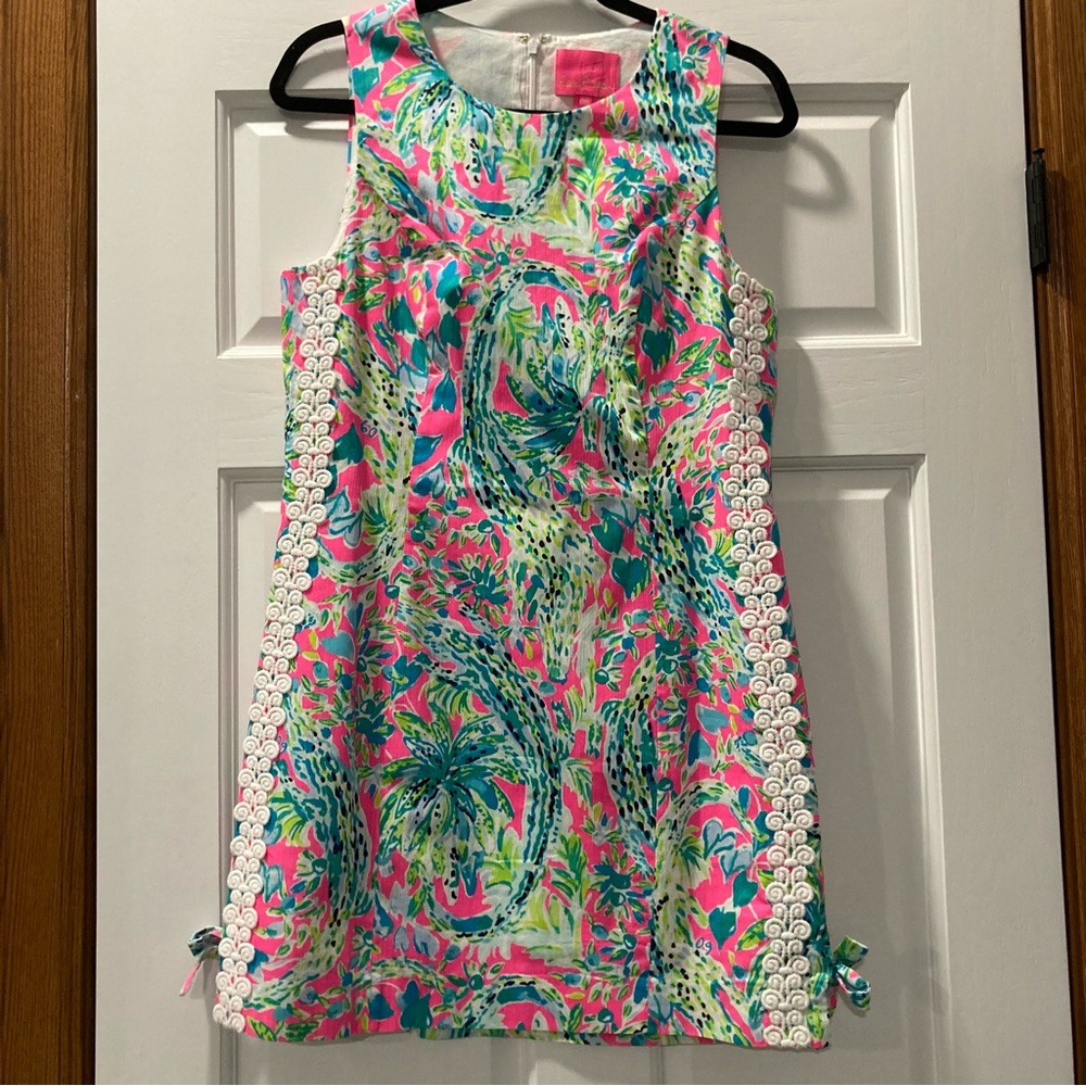 🐊Lilly Pulitzer Alligator shift size 10 RARE